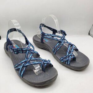 SKECHERS OUTDOOR LIFESTYLE REGGAE GO WALK STRAPPY SANDALS